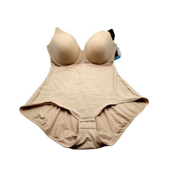 Maidenform Flexees Bodysuit Shapewear Womens 2XL FLS075 Extra Firm Slimming - Picture 1 of 5